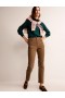 Brown Women's Boden Corduroy Slim Straight Jeans