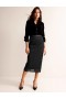 Black Women's Boden Lace Midi Skirts