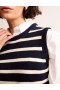 Navy White Women's Boden Fiona Tank Cardigan