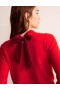 Red Women's Boden Fluffy Bow Back Sweater