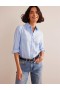 Blue Women's Boden Sienna Cotton Shirts