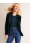 Green Women's Boden Marylebone Velvet Blazer
