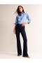 Indigo Women's Boden Mid Rise Slim Flare Jeans
