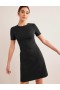 Black Women's Boden Jersey Mini Shift Dress