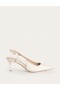 White Women's Boden Cut-out Sling Back Heels