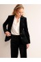 Black Women's Boden Marylebone Velvet Blazer