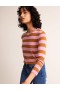 Pink / Brown Women's Boden Tamsin Long Sleeve Tops