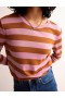 Pink / Brown Women's Boden Tamsin Long Sleeve Tops