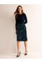Black Women's Boden Margot Velvet Midi Skirts