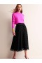 Black Women's Boden Tulle Full Midi Skirts