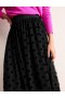 Black Women's Boden Tulle Full Midi Skirts