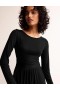 Black Women's Boden Abigail Jersey Dress