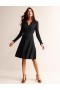 Black Women's Boden Ruffle-Detail Dress