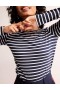 Navy / White Women's Boden Ella Long Sleeve Breton Tops