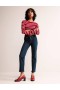 Indigo Women's Boden Mid Rise Slim Jeans