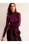 Navy Women's Boden Polly Jersey Tops