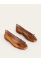 Brown Metal Snake Women's Boden Kitty Flexi Sole Ballet Flats