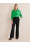 Black Women's Boden Hampshire Flared Pants