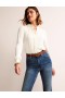 White Women's Boden Caroline Jersey Shirts
