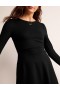 Black Women's Boden Sabrina Ponte Dress