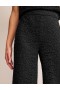 Black Women's Boden Cropped Wide-Leg Lace Pants