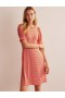 Rose Women's Boden Puff Sleeve Jersey Mini Dress