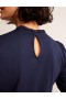 Navy Women's Boden Supersoft Frill Detail Tops