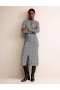 Black Women's Boden Empire Knot Midi Dress
