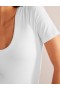 White Women's Boden Double Layer Short Sleeve Tops