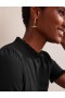 Black Women's Boden Supersoft Frill Detail T shirts