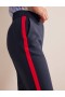 Navy / Stripes Women's Boden Kew Side Stripe Pants