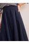 Navy Women's Boden Taffeta Pull-on Midi Skirts