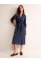 Navy Women's Boden Laura Jersey Midi Shirts Dress