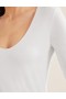 White Women's Boden Double Layer Scoop Neck Tops