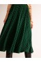 Light Green Women's Boden Pleated Midi Skirts