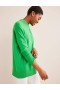 Light Green Women's Boden Cashmere Boyfriend Crew Sweater