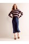 Navy Women's Boden Cecelia Midi Skirts