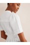 White Women's Boden Pintuck Detail Mini Dress