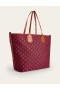 Red Women's Boden Canvas Trapeze Tote Bags