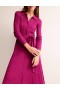 Purple Women's Boden Rachel Knitted Shirts Dress