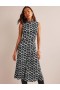 Black Women's Boden Sleeveless Jersey Midi Dress