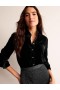 Black Women's Boden Sienna Velvet Shirts