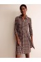 Brown Women's Boden Jessie Jersey Shirts Dress