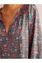 Multicolor Women's Boden Smocked Neck Beach Kaftan Dress