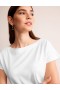 White Women's Boden Supersoft Boat Neck T shirts