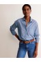 Light Blue Women's Boden Relaxed Chambray Shirts