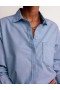 Light Blue Women's Boden Relaxed Chambray Shirts