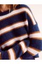 Navy Women's Boden Fluffy Stripe Sweater