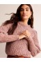 Rose Women's Boden Chunky-Rib Cashmere Sweater