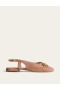 Brown Women's Boden Iris Snaffle Slingback Flats